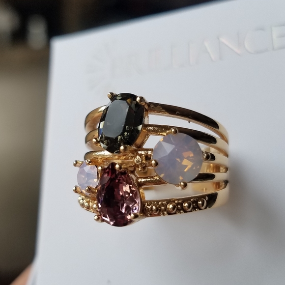 Swarovski Brilliance MultiStone Ring NWT - Picture 4 of 10